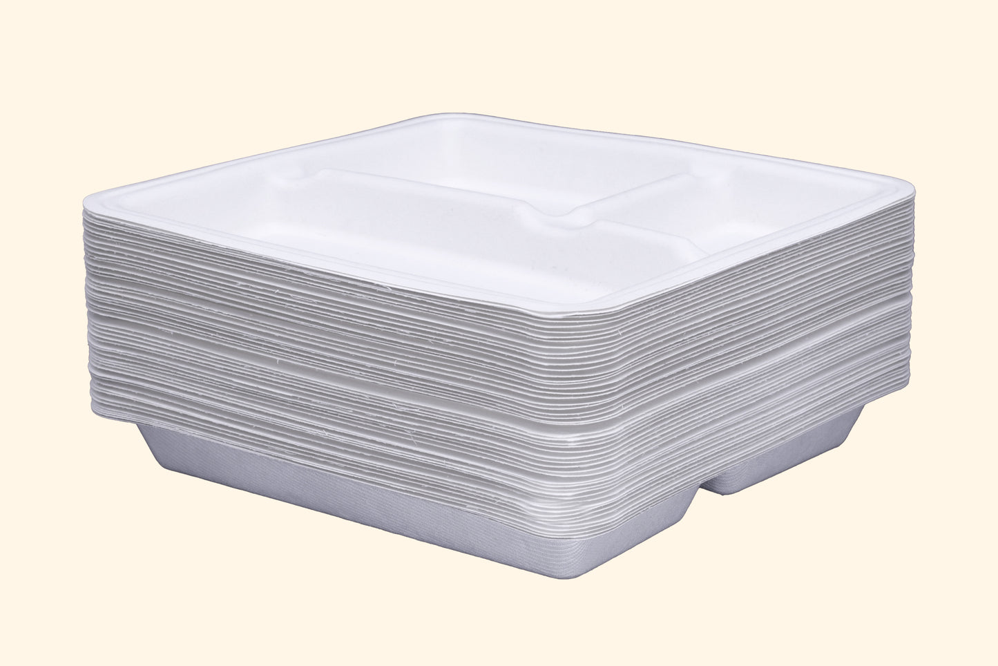 10-Inch-3-Compartment-Square-Plates-Compostable-Sugarcane-Bagasse-Plate