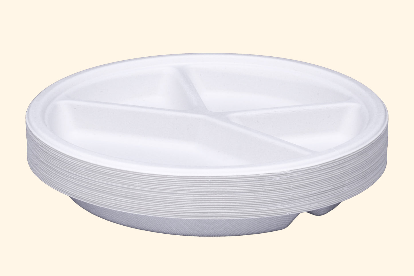 11-Inch-4-Compartment-Round-Plates-Compostable-Sugarcane-Bagasse-Plate