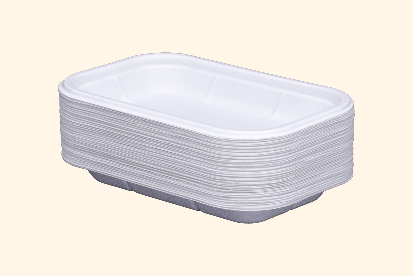 8-Inch-Rectangle-Trays-Compostable-Sugarcane-Bagasse-Tray-Plate