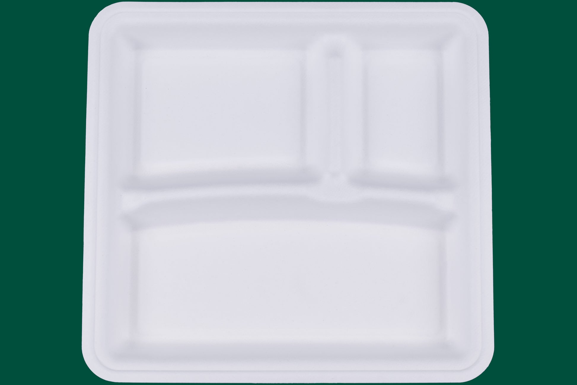 10-Inch-3-Compartment-Square-Plates-Compostable-Sugarcane-Bagasse-Plates