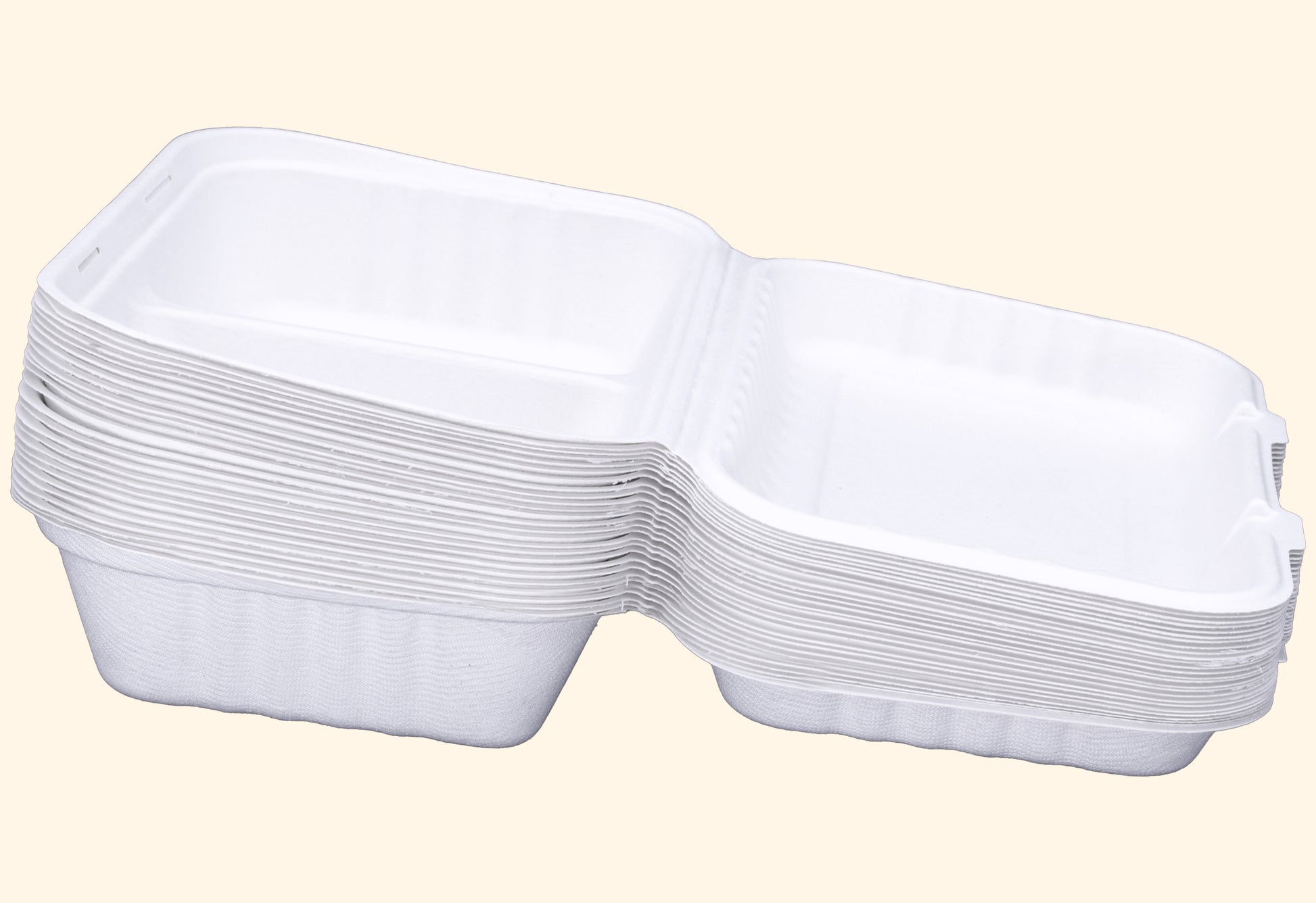 10x6-Inch-2-Compartment-Clamshells-Compostable-Sugarcane-Bagasse-Clamshell