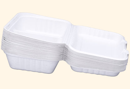 10x6-Inch-2-Compartment-Clamshells-Compostable-Sugarcane-Bagasse-Clamshell