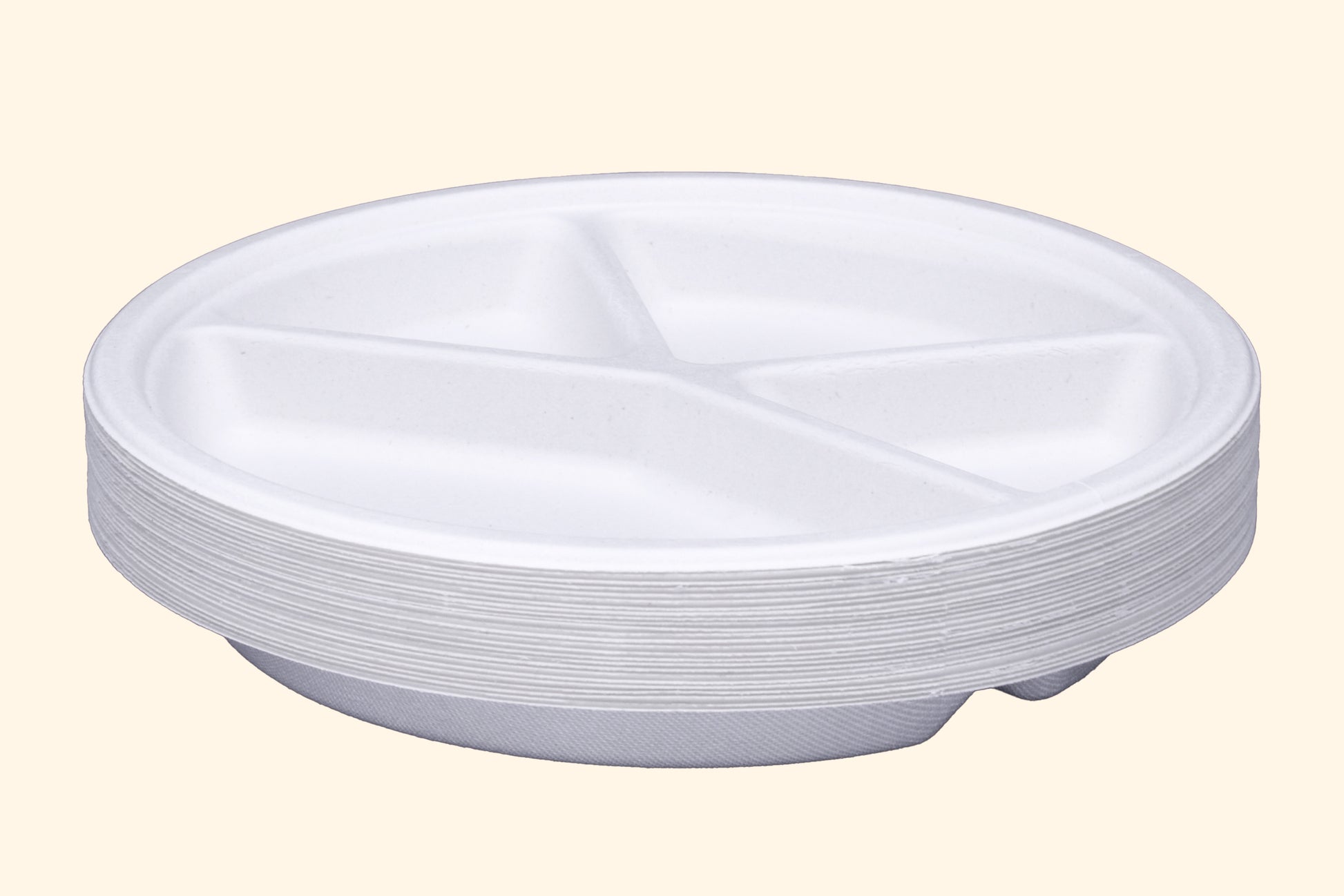 11-Inch-4-Compartment-Round-Plates-Compostable-Sugarcane-Bagasse-Plate