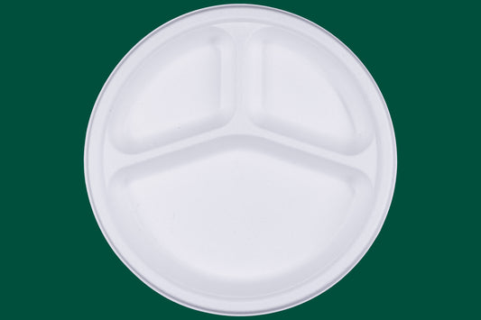 9-Inch-3-Compartment-Round-Plates-Compostable-Sugarcane-Bagasse-Plates
